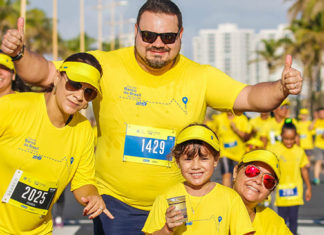 Circuito Banco do Brasil leva corrida de rua a 10 capitais Jovens e adultos curtindo a corrida