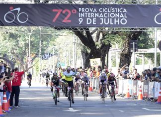 Prova Ciclística 9 de Julho volta em 2021 Início da prova de ciclismo