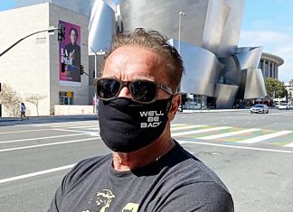 Arnold Schwarzenegger se recusa a treinar em academia que não obriga o uso de máscara