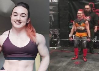 Rhianon Lovelace estabelece recorde mundial da grua de pedra Atlas