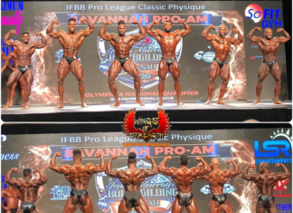 Veja os resultados do IFBB Lenda Murray Savannah Pro