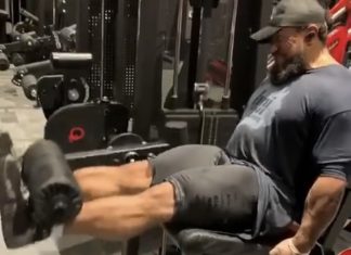 Treino de pernas pesado! Roelly Winklaar e Big Ramy gravaram o leg day