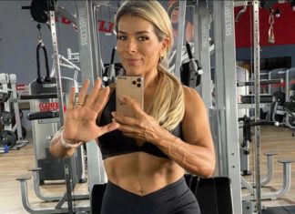 Ela superou a depressão e se tornou atleta de fisiculturismo