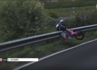 Vídeo: campeã de ciclismo sofre queda feia na Itália