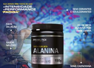 Probiótica lança 100% Pure Beta-Alanina Suplementação
