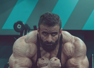 Hadi Choopan mostra físico gigante e promete: “Estou vindo para ser campeão do Olympia” Fisiculturista