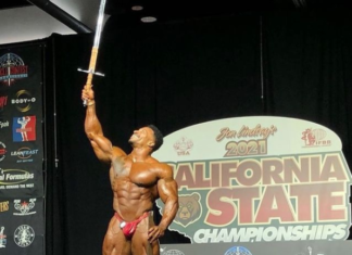 Patrick Moore vence a categoria Open do Califórnia Pro Fisiculturista